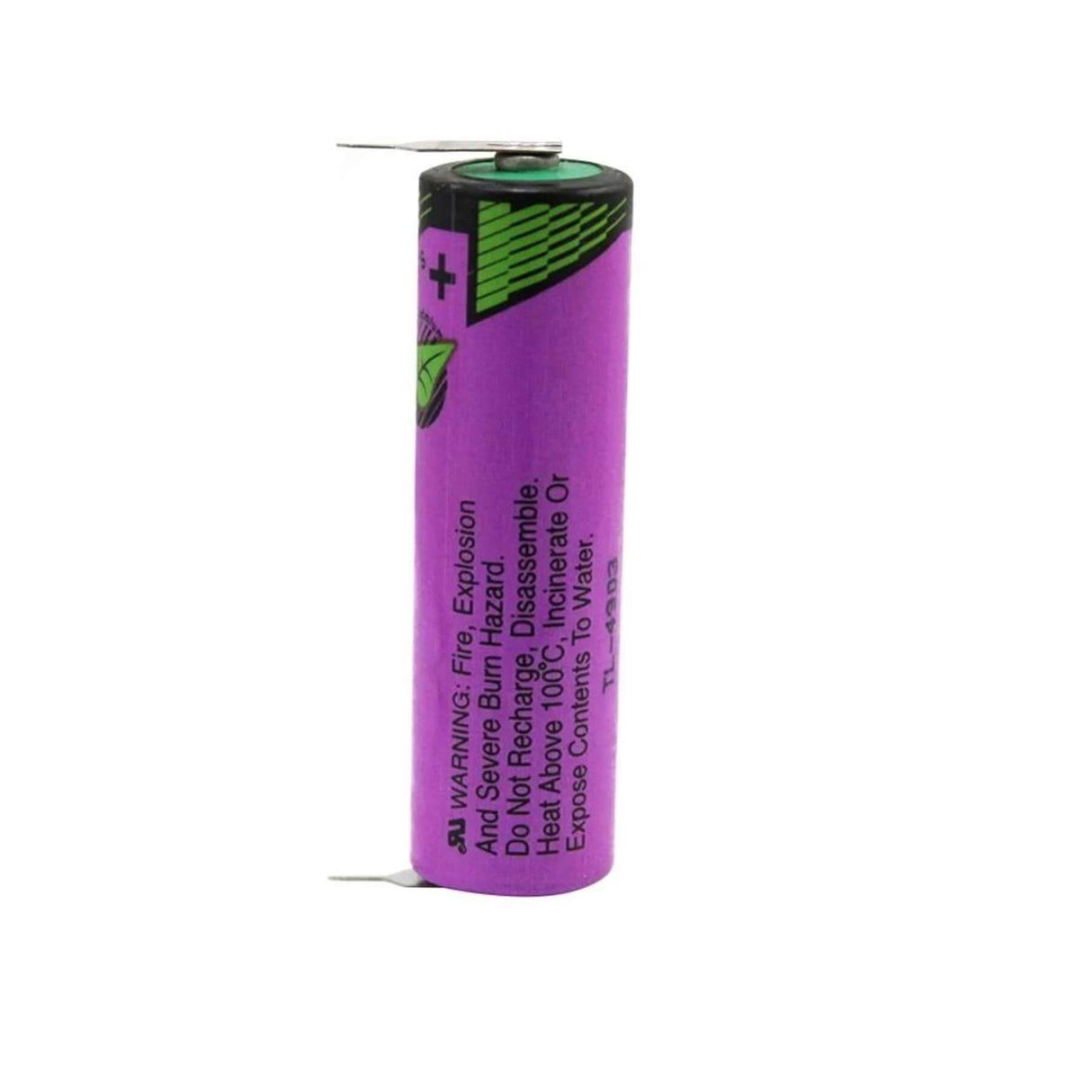 Tadiran Tl-5903, Tl5104, Aa 3.6v Aa Lithium Battery (er14505) 3.6v Tadiran Batteries Tadiran Batteries With Single PC Pins 1 Pin on Positive Terminal and 1 Pin on Negative Terminal
