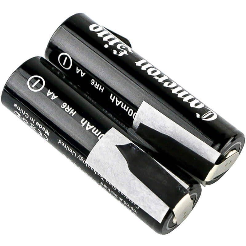 Deux piles pour AA AA, AM3, E91 avec languettes de soudure - inversées à une extrémité 1.2v, 2000mAh - 2.40Wh AA Cameron Sino Technology Limited
