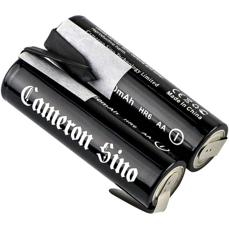 Deux piles pour AA AA, AM3, E91 avec languettes de soudure - inversées à une extrémité 1.2v, 2000mAh - 2.40Wh AA Cameron Sino Technology Limited