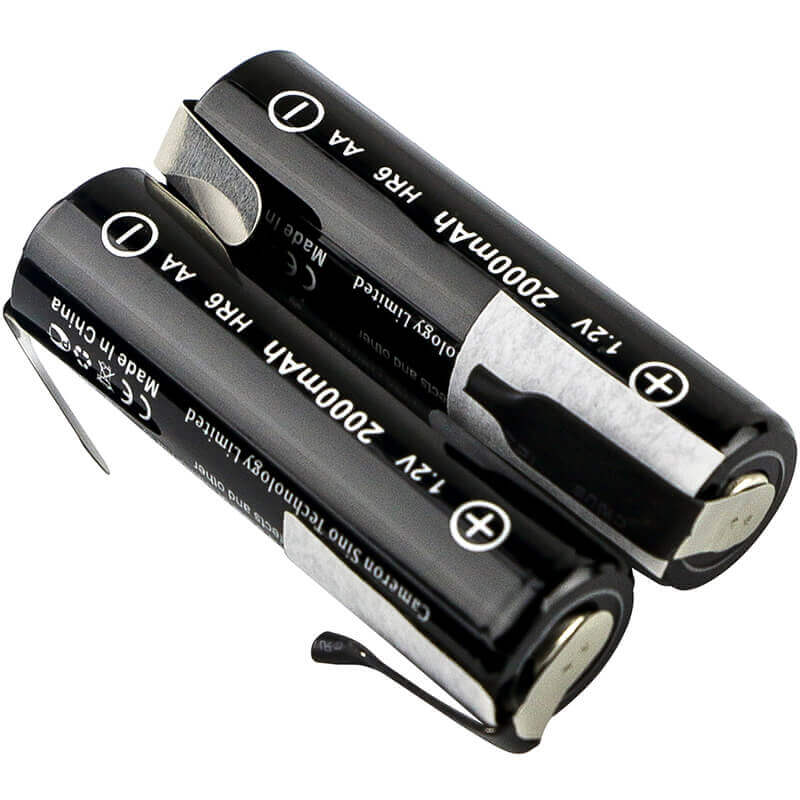Deux piles pour Aa Aa, Am3, E91 - Direction standard des languettes de soudure 1.2v, 2000mah - 2.40wh AA Cameron Sino Technology Limited