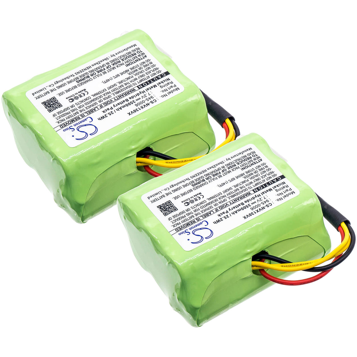 Two vacuum batteries For Neato Xv-12, Xv-15, Xv-11 7.2v, 3500mah - 25.20wh Vacuum Cameron Sino Technology Limited