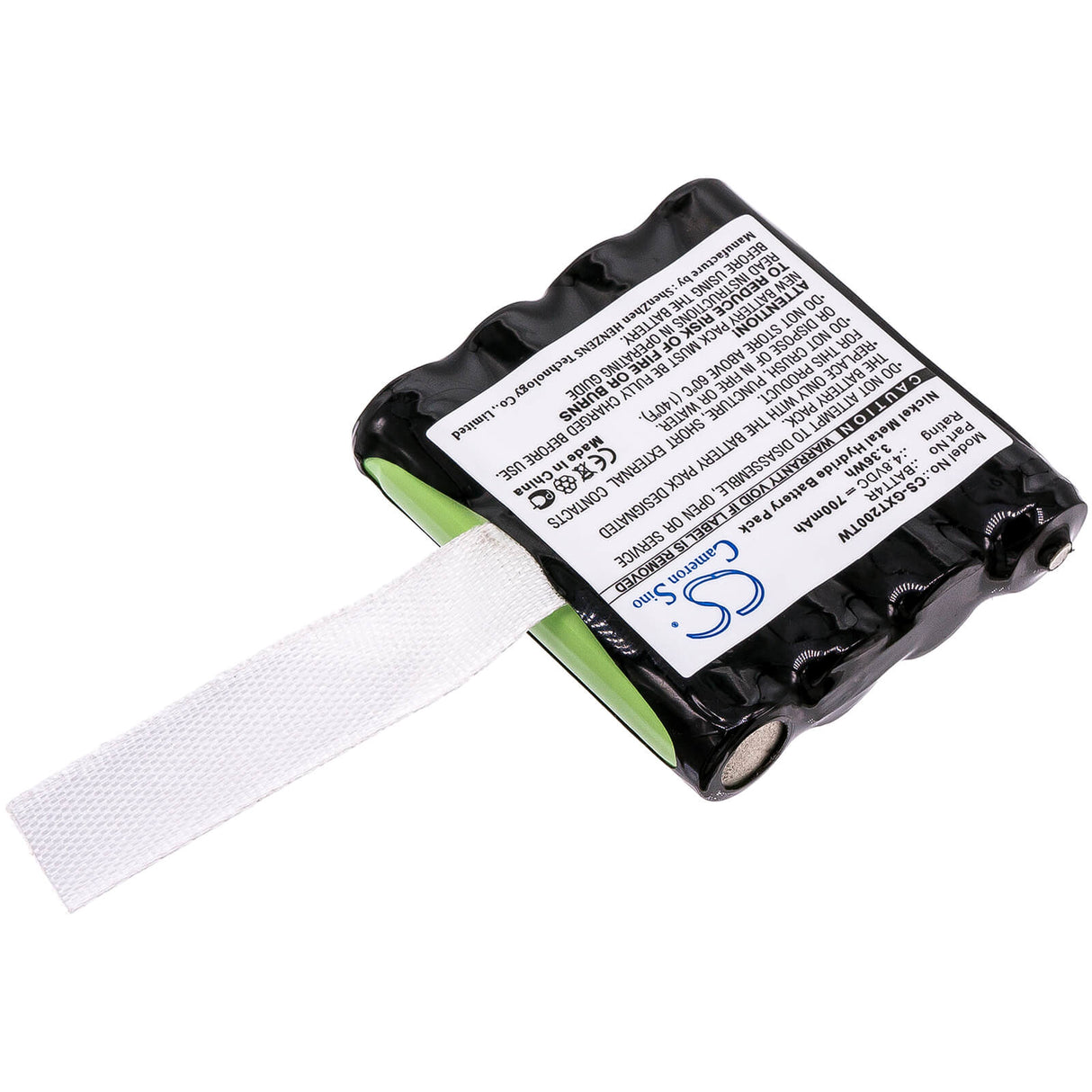 Two-Way Radio Battery For Midland Gxt200, Gxt250, G223 4.8v, 700mah - 3.36wh Two-Way Radio Cameron Sino Technology Limited
