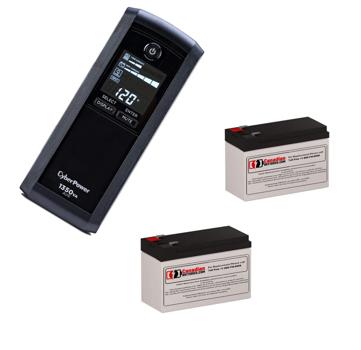 CyberPower CP1350AVRLCD UPS Battery Replacement 2 Pack 12V 9Ah AGM UPS Batteries CB Range