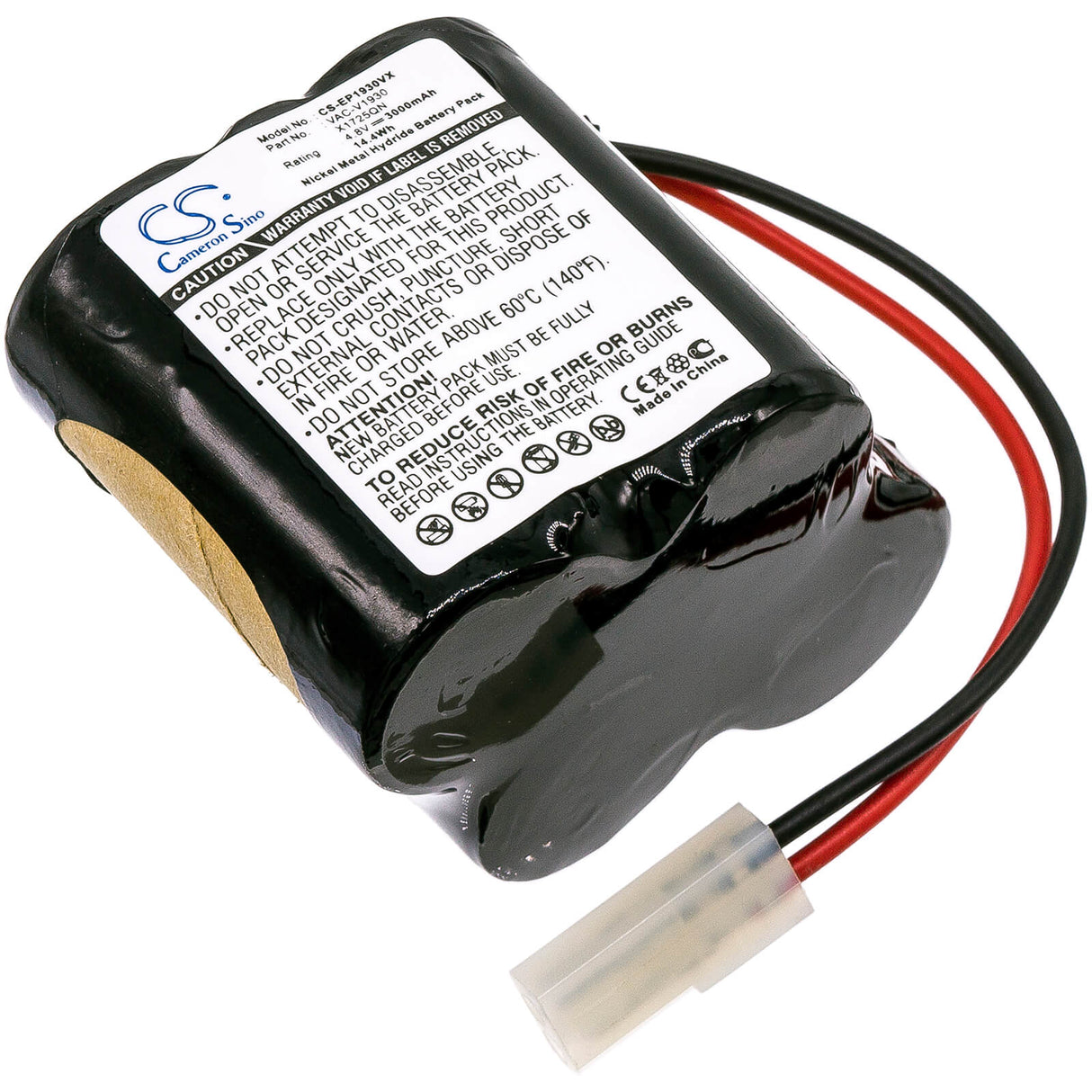 Vacuum Battery For Euro Pro Shark V1700z, Shark V1930, X1725qn 4.8v, 3000mah - 14.40wh Vacuum Cameron Sino Technology Limited