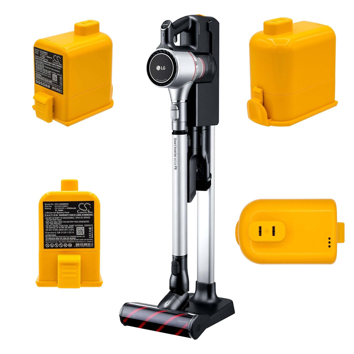 Vacuum battery For Lg, A9m, A9master2x, A9multi 25.55v, 2000mah - 51.10wh Vacuum Cameron Sino Technology Limited