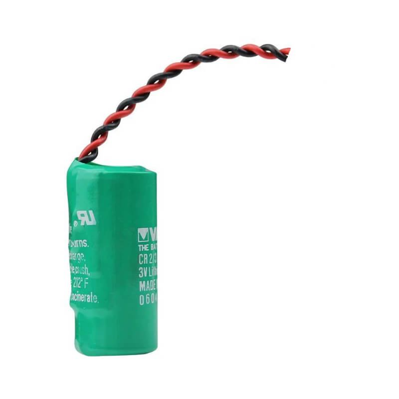 Varta CR 2/3AA Lithium Battery 6237 CR 2/3 AA 1350mAh Lithium Cell Varta With 3 Inch Fly Leads