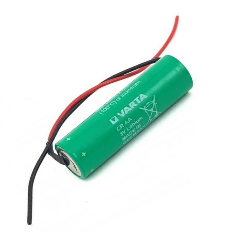Varta CRAA 3 Volt Lithium AA Battery for Reliable Power Lithium Cell Varta With 3 Inch Fly Leads
