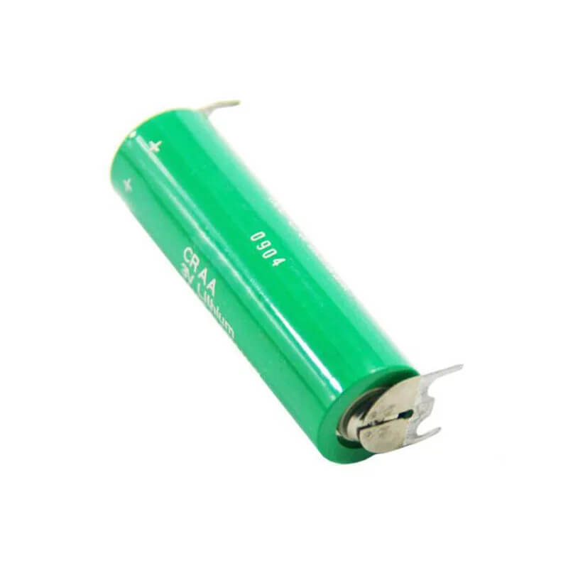 Varta CRAA 3 Volt Lithium AA Battery for Reliable Power Lithium Cell Varta With PC Pins - 2 Pin on Negative Terminal - 1 Pin on Postive Terminal