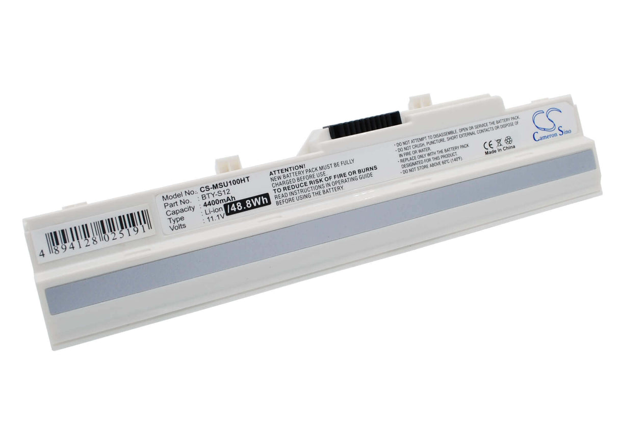 White Battery For Advent 4211, 4212 11.1v, 4400mah - 48.84wh Notebook, Laptop Cameron Sino Technology Limited
