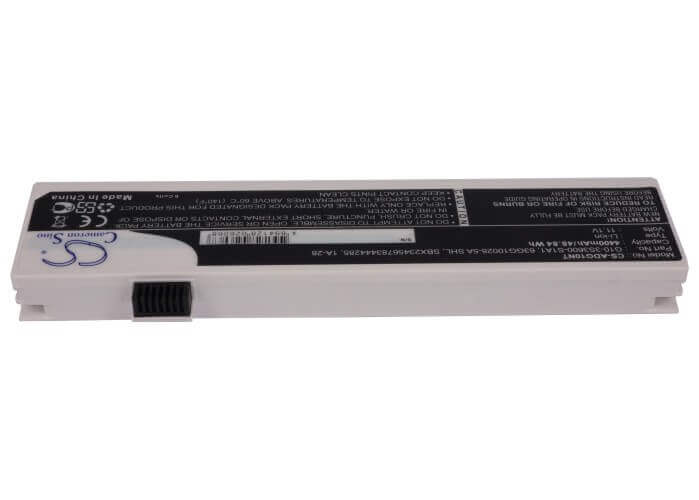 White Battery For Advent 4213 11.1v, 4400mah - 48.84wh Notebook, Laptop Cameron Sino Technology Limited