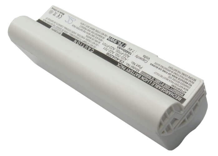 White Battery For Asus Eee Pc 701, Eee Pc 701c, Eee Pc 800 7.4v, 10400mah - 76.96wh Notebook, Laptop Cameron Sino Technology Limited (Suspended)