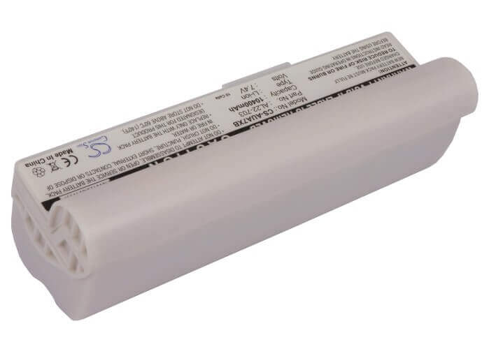 White Battery For Asus Eee Pc 703, Eee Pc 900a, Eee Pc 900ha 7.4v, 10400mah - 76.96wh Notebook, Laptop Cameron Sino Technology Limited