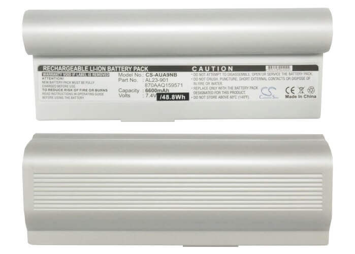 White Battery For Asus Eee Pc 901, Eee Pc 904, Eee Pc 904hd 7.4v, 6600mah - 48.84wh Notebook, Laptop Cameron Sino Technology Limited