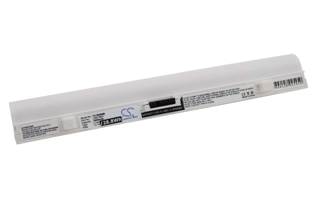 White Battery For Lenovo Ideapad S9, Ideapad S9e, Ideapad S10 11.1v, 2600mah - 28.86wh Notebook, Laptop Cameron Sino Technology Limited (Suspended)