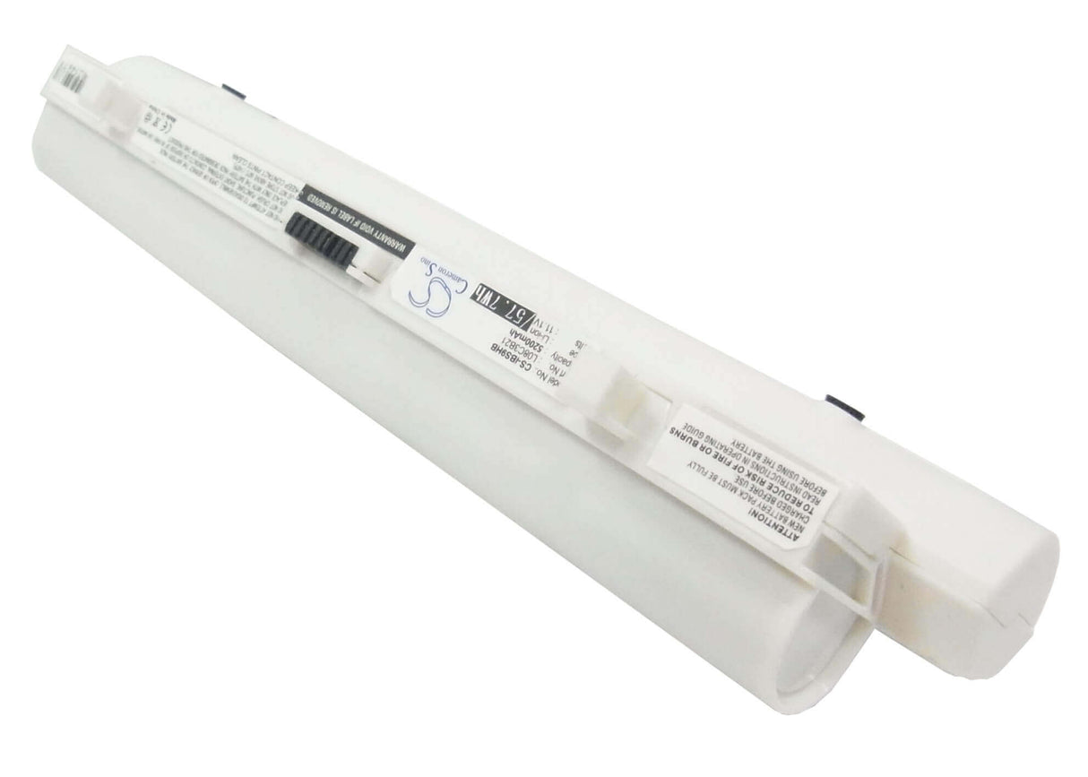 White Battery For Lenovo Ideapad S9, Ideapad S9e, Ideapad S10 11.1v, 5200mah - 57.72wh Notebook, Laptop Cameron Sino Technology Limited