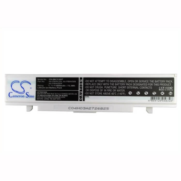 White Battery For Samsung Q318, Q318-dsoe, Q318-ds0h 11.1v, 6600mah - 73.26wh Notebook, Laptop Cameron Sino Technology Limited