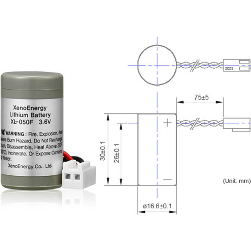 Batterie Xeno Xl-050f, Batterie Lithium 3,6v 1/2 Aa (er14250) 3,6v Autre Xeno Energy