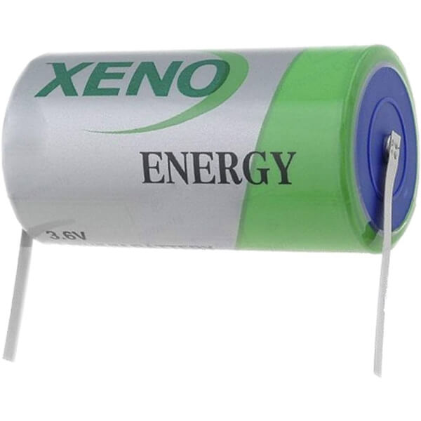 Batterie Xeno Xl-055f, 3.6v 1650mah 2/3 Aa Batterie au lithium (er14335) Autre Xeno Energy avec broches PC simples (comme Axial)