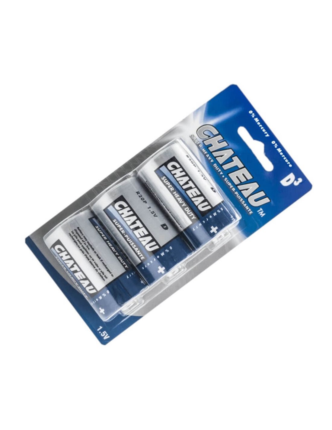 Zinc Carbon D Size Button-top Battery Chateau - Non Rechargeable Other Rayovac