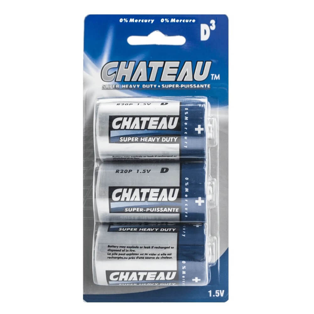 Zinc Carbon D Size Button-top Battery Chateau - Non Rechargeable Other Rayovac