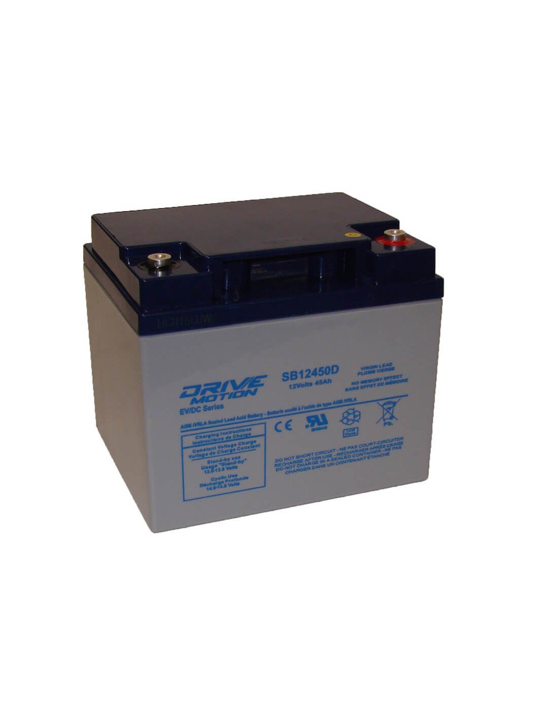 12 Volt 45 Amp Hour Deep Cycle AGM Battery