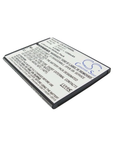 Battery for Acer Liquid Z4, Z140, Z160 3.7V, 1250mAh - 4.63Wh