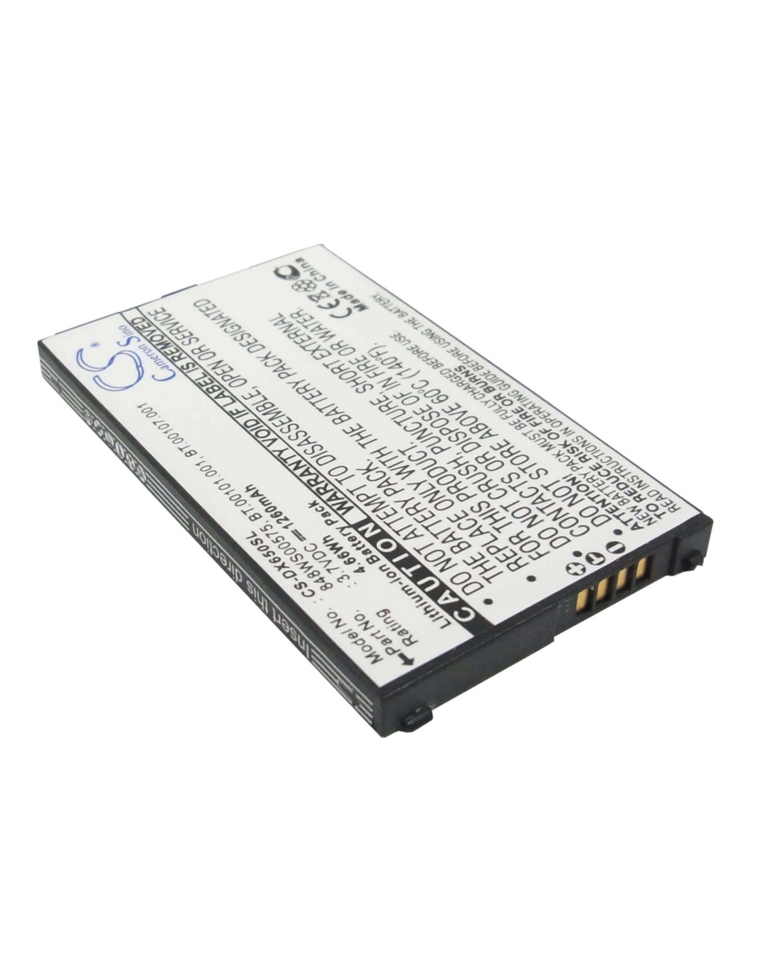 Battery for Acer Tempo DX650 3.7V, 1260mAh - 4.66Wh