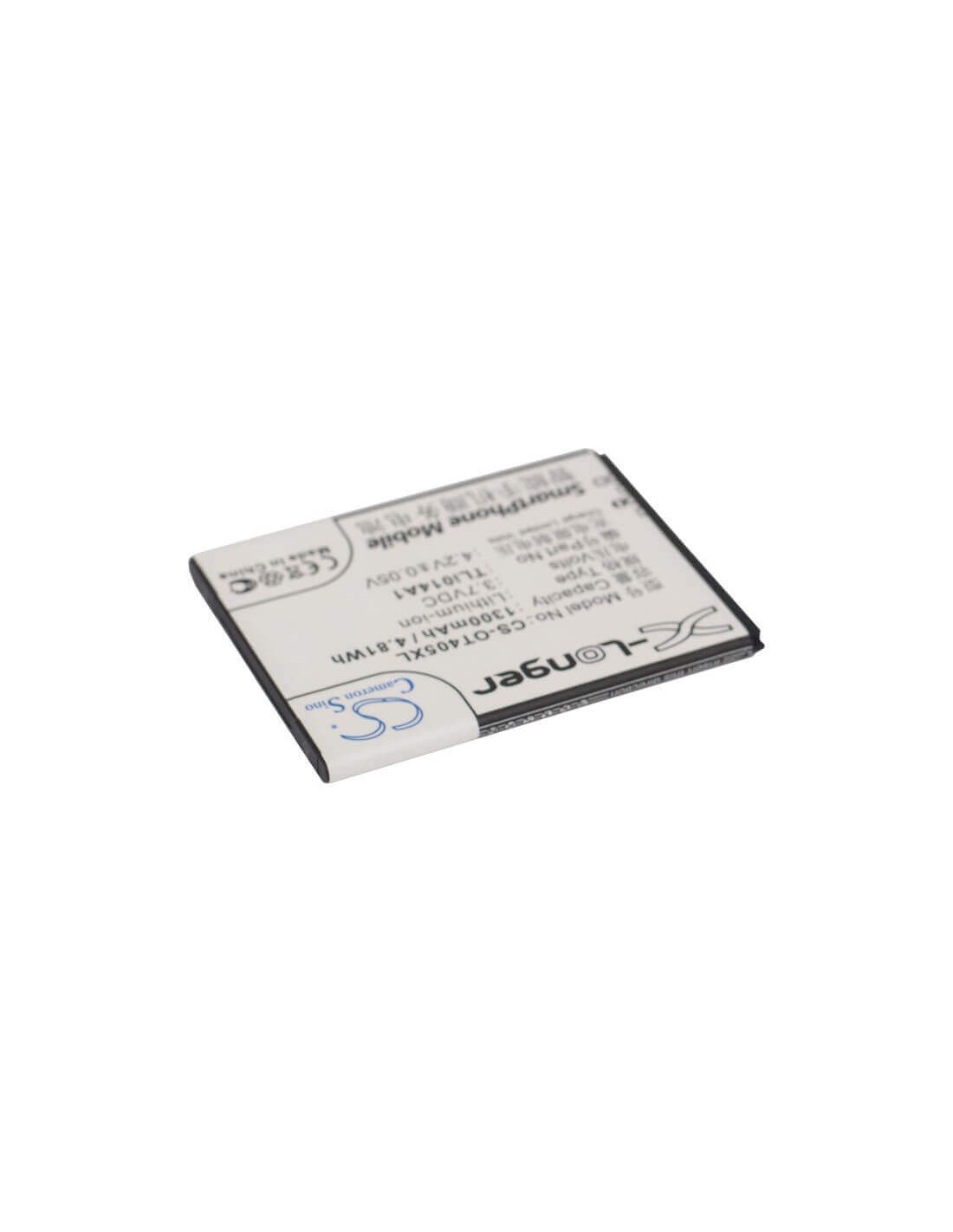 Battery for Alcatel OT-4005D, One Touch Glory 2T, One Touch 4005D 3.7V, 1300mAh - 4.81Wh