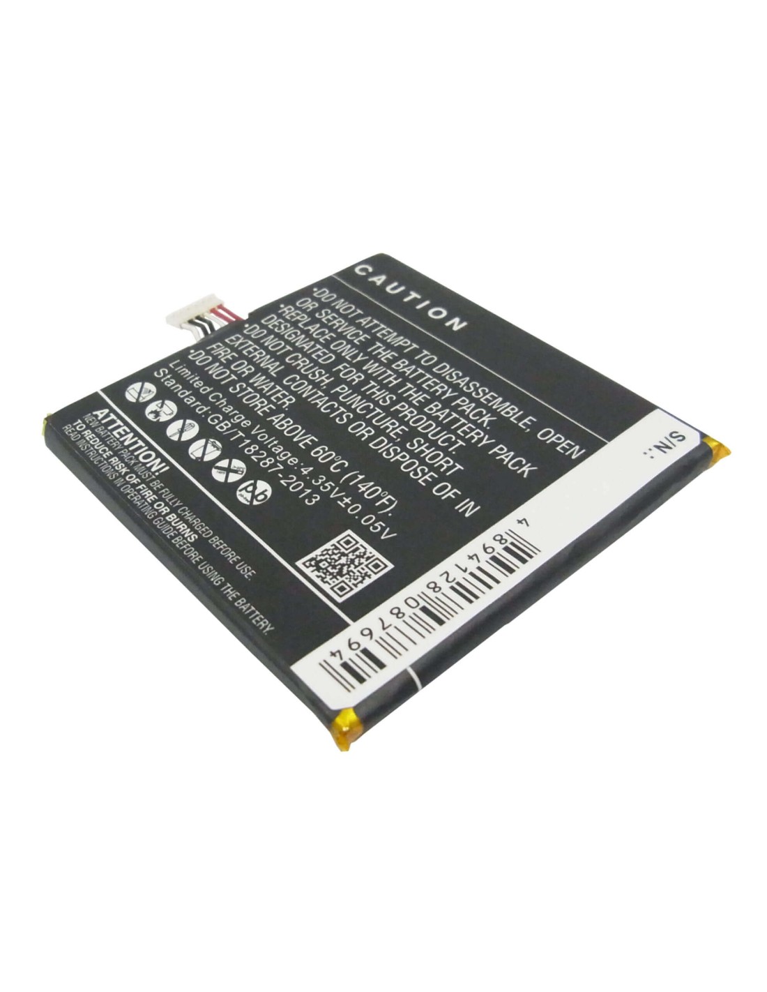Battery for Alcatel One Touch Idol Mini, OT-6012W, OT-6012X 3.8V, 1700mAh - 6.46Wh
