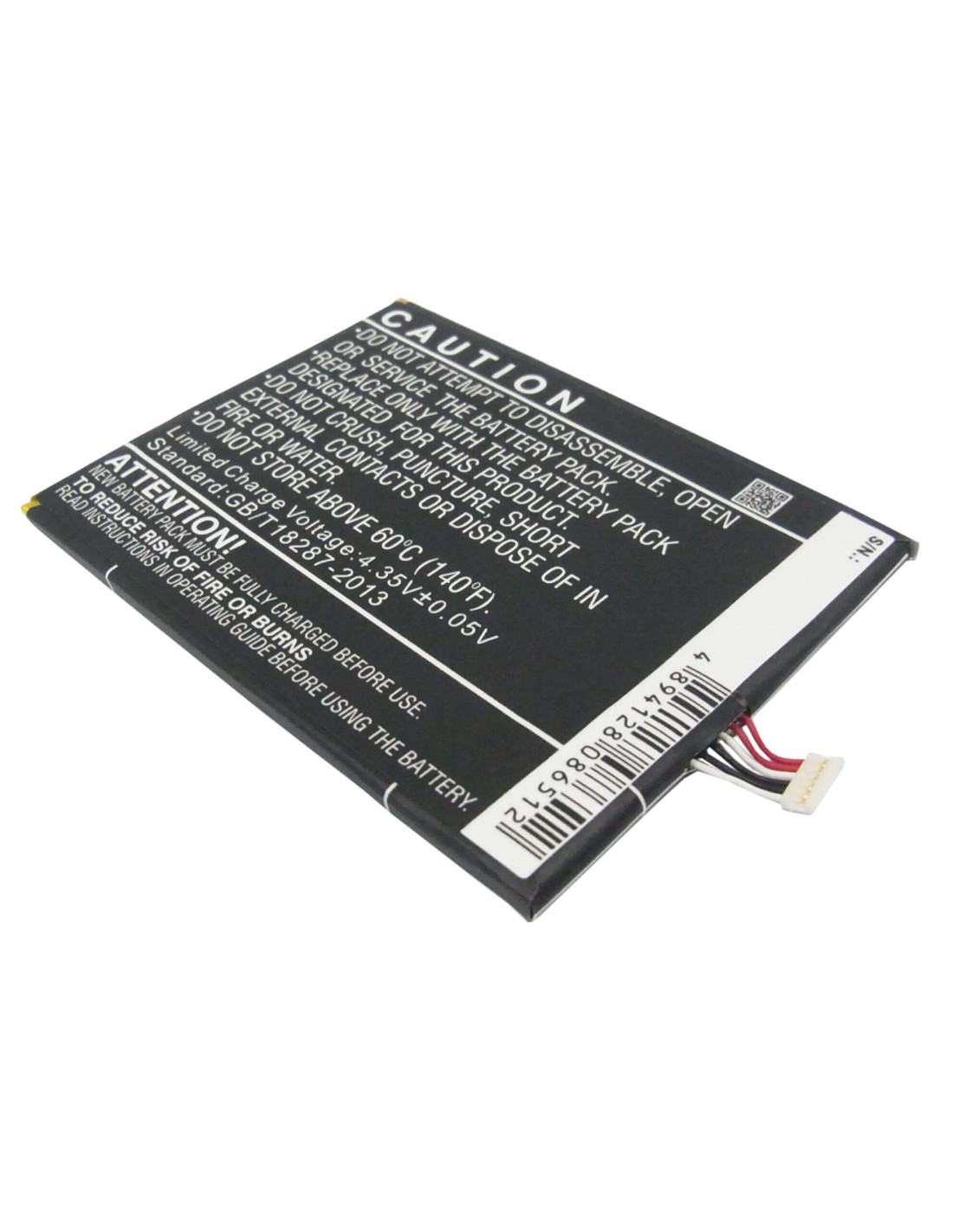 Battery for Alcatel One Touch Idol X, OT-6040A, One Touch Idol X Dual 3.8V, 2000mAh - 7.60Wh