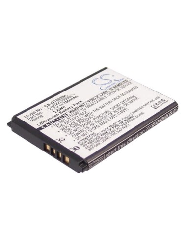 Battery for Alcatel OT-665, OT-665X, One Touch 665 3.7V, 700mAh - 2.59Wh
