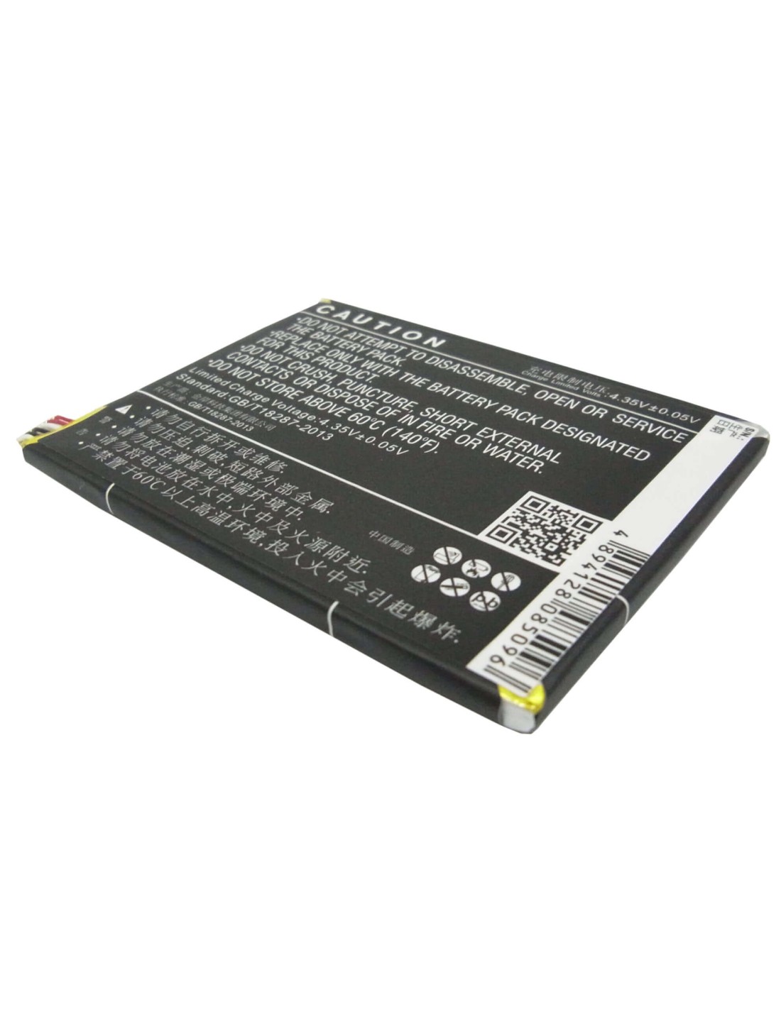 Battery for Alcatel OT-8008D, One Touch Scribe HD, OT-8008X 3.8V, 2500mAh - 9.50Wh