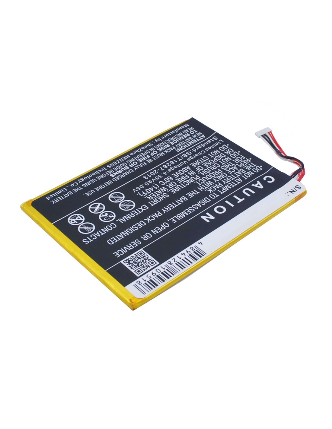 Battery for Alcatel One Touch Pixi 7, OT-9006W 3.8V, 2800mAh - 10.64Wh