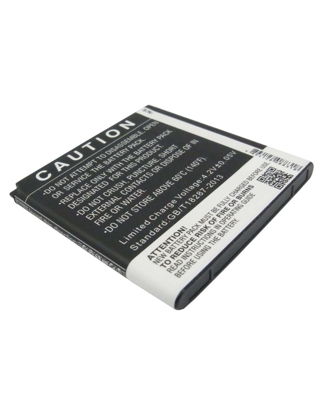 Battery for Alcatel OT-975, OT-975N, One Touch 975 3.7V, 1650mAh - 6.11Wh