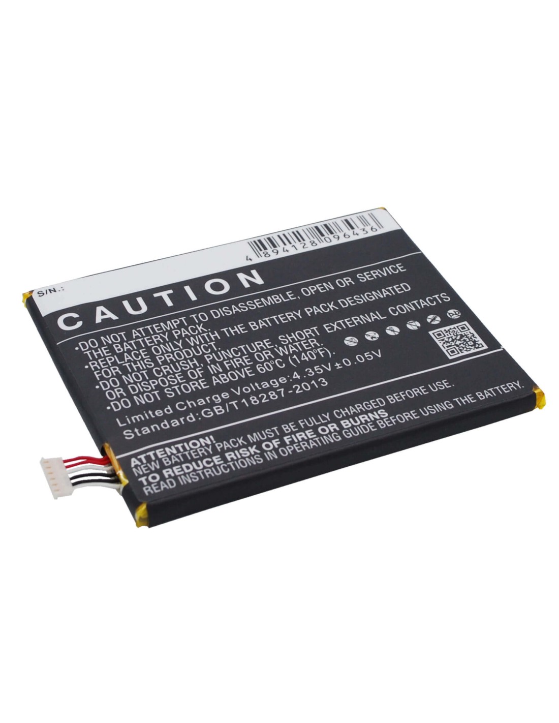 Battery for Alcatel One Touch Pop S7, OT-7045, OT-7045Y 3.8V, 3000mAh - 11.40Wh