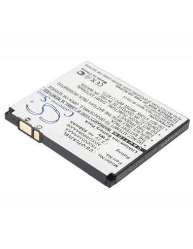 Battery for Alcatel OT-C825, OT-C835, Elle No3 3.7V, 550mAh - 2.04Wh