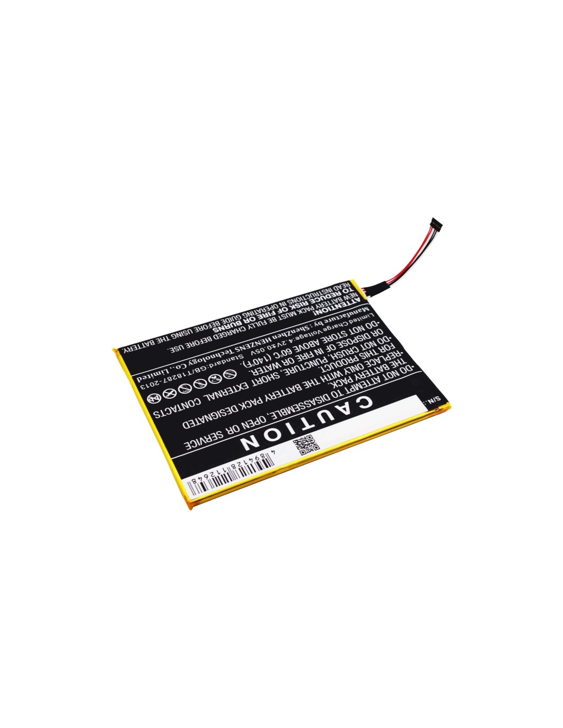 Battery for Alcatel One Touch Icin, One Touch Pixi 3 7.0 4G, One Touch Pixi 3 (7) LTE 3.7V, 2700mAh - 9.99Wh