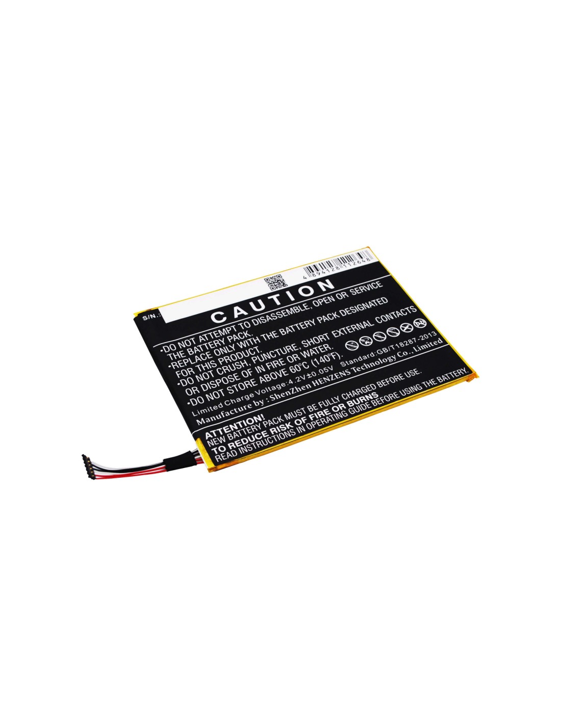Battery for Alcatel One Touch Icin, One Touch Pixi 3 7.0 4G, One Touch Pixi 3 (7) LTE 3.7V, 2700mAh - 9.99Wh