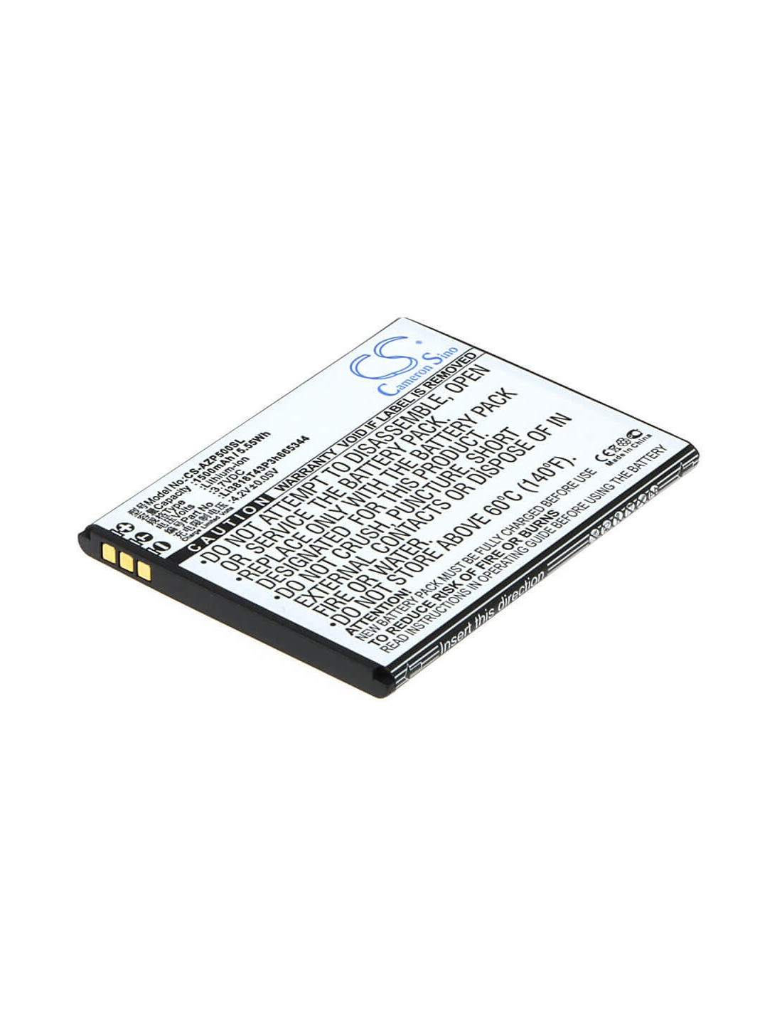 Battery for Amazing A5s 3.7V, 1500mAh - 5.55Wh