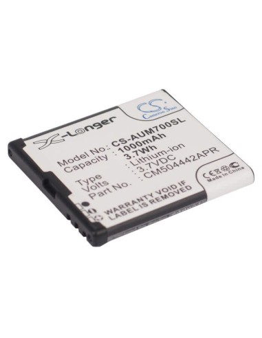 Battery for Amplicomms PowerTel M7000, PowerTel M6900 3.7V, 1000mAh - 3.70Wh