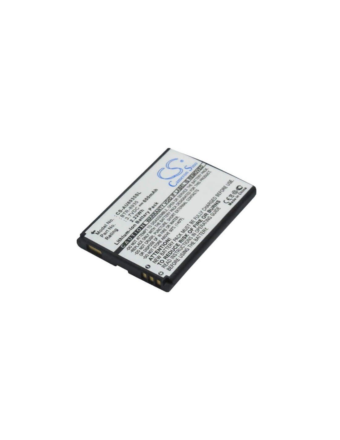 Battery for Audiovox CDM-8935, CDM-8935 Mini 3.7V, 600mAh - 2.22Wh