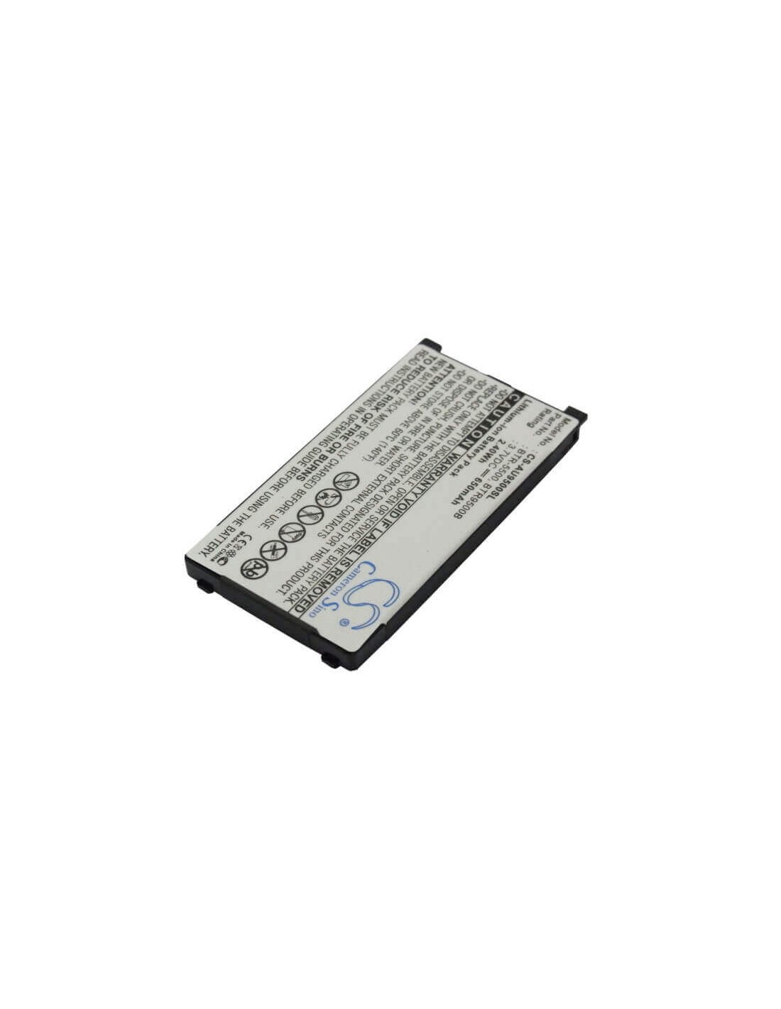 Battery for Audiovox CDM-9500 3.7V, 650mAh - 2.41Wh