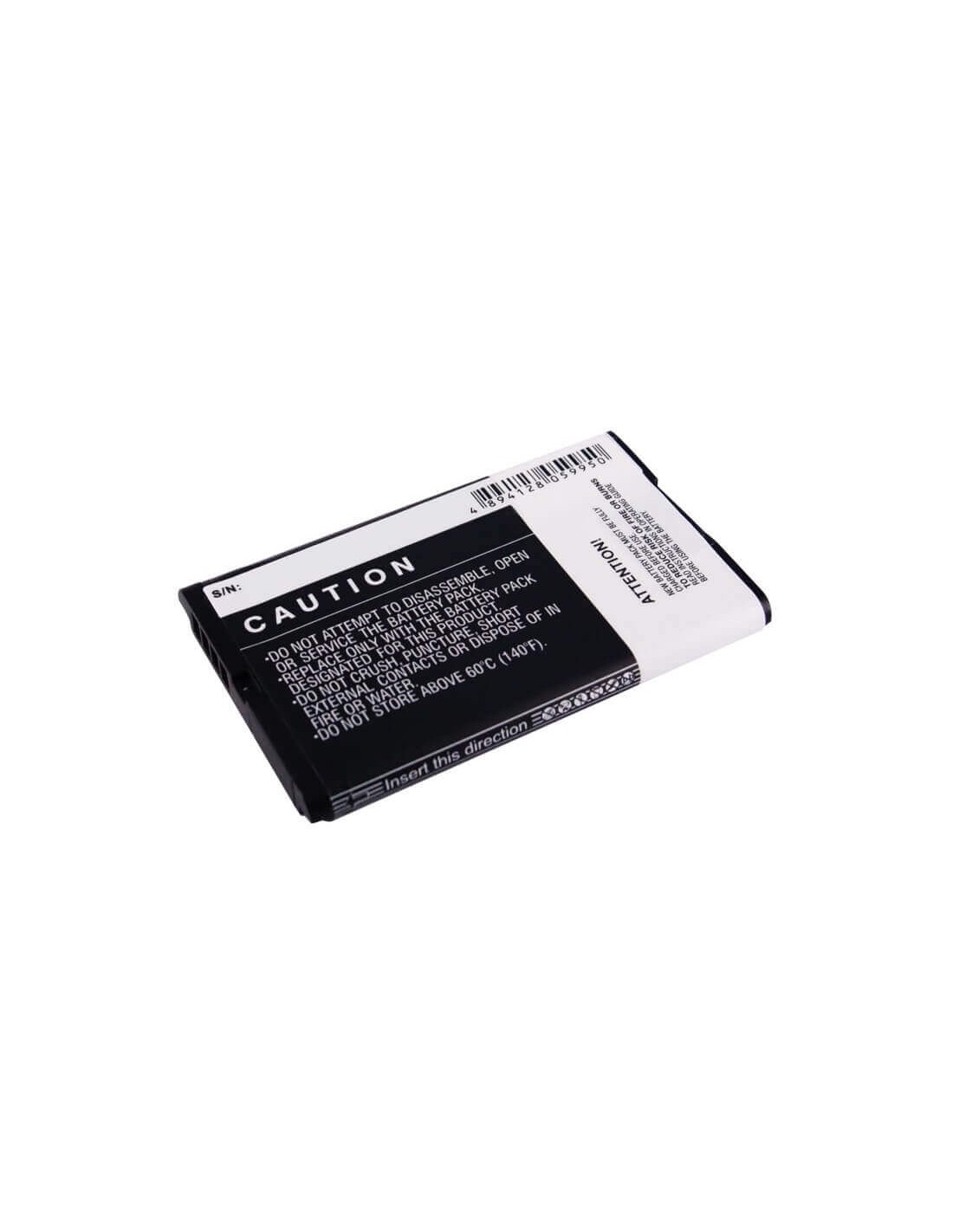 Battery for Blackberry 8700, 8700c, 8700f 3.7V, 1200mAh - 4.44Wh