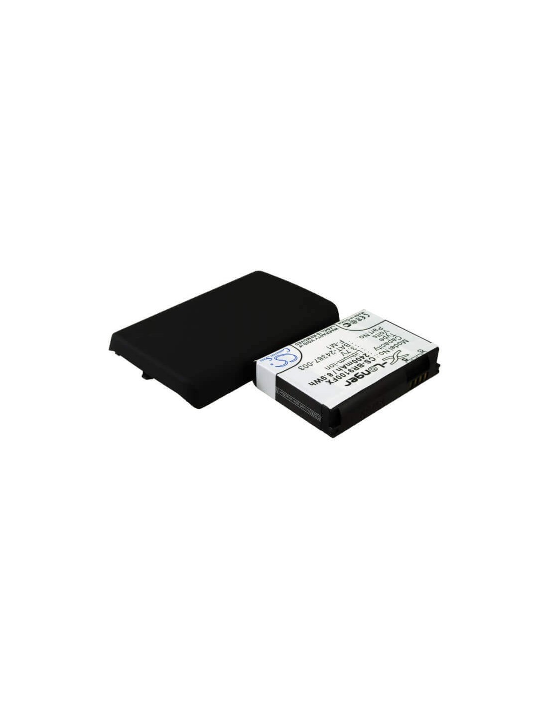 Battery for Blackberry Pearl 9100 3.7V, 2400mAh - 8.88Wh