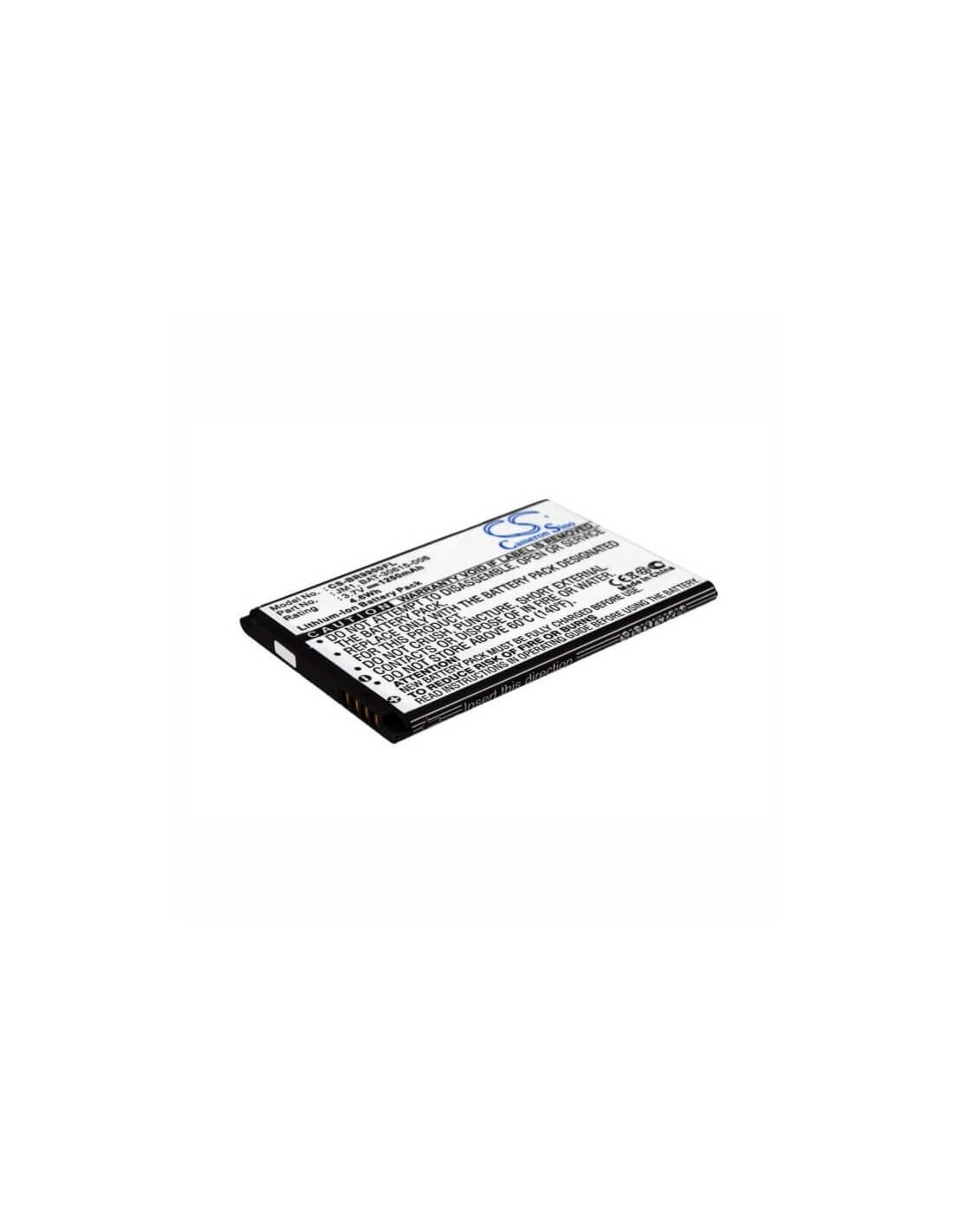 Battery for Blackberry Bold Touch 9900, Pluto, Bold Touch 9930 3.7V, 1250mAh - 4.63Wh