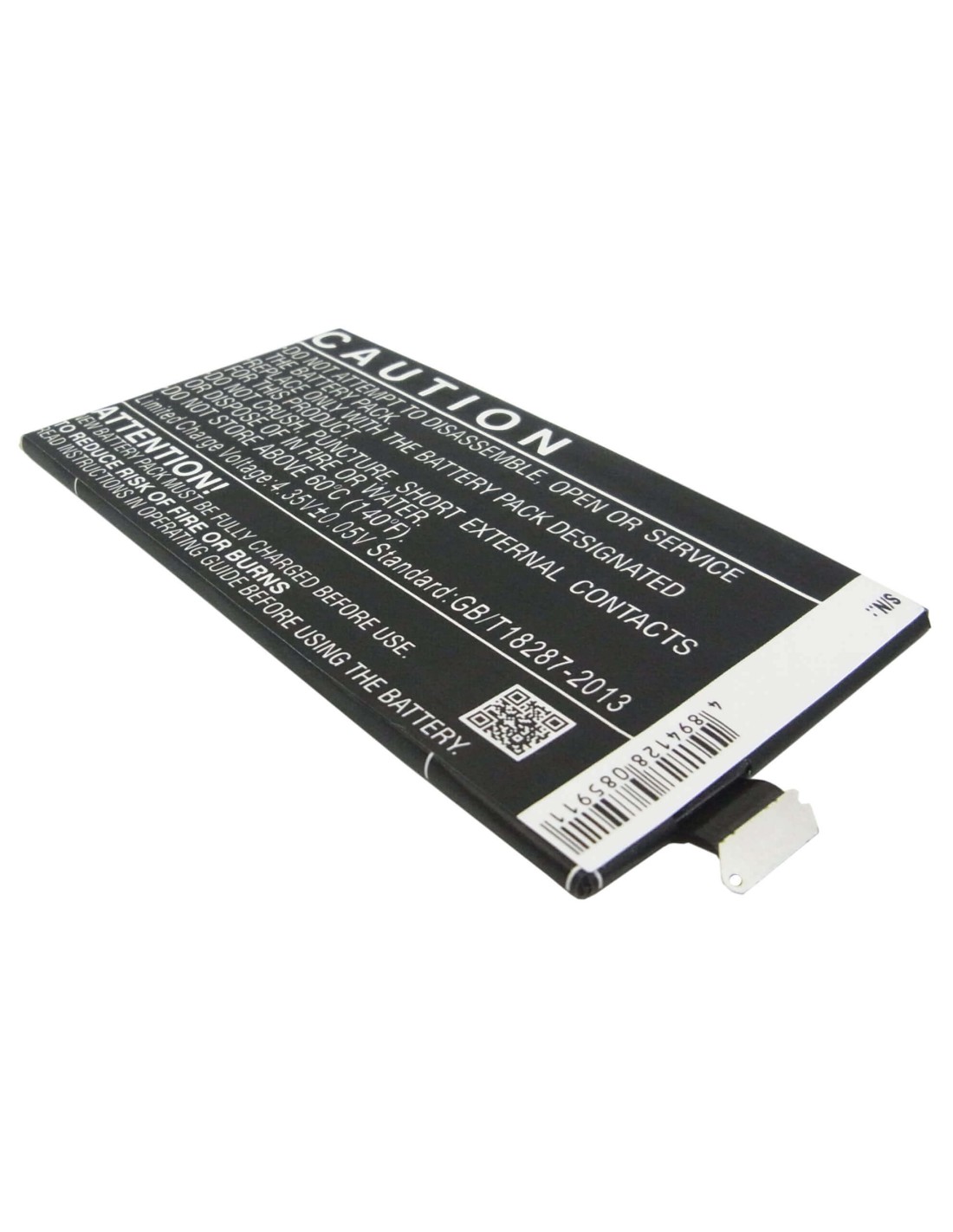 Battery for Blackberry Z30, Z30 LTE, STA100-1 3.8V, 2800mAh - 10.64Wh