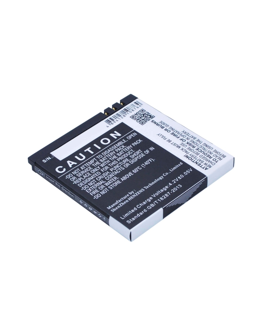 Battery for BLU Dash JR, D140, D141S 3.7V, 900mAh - 3.33Wh