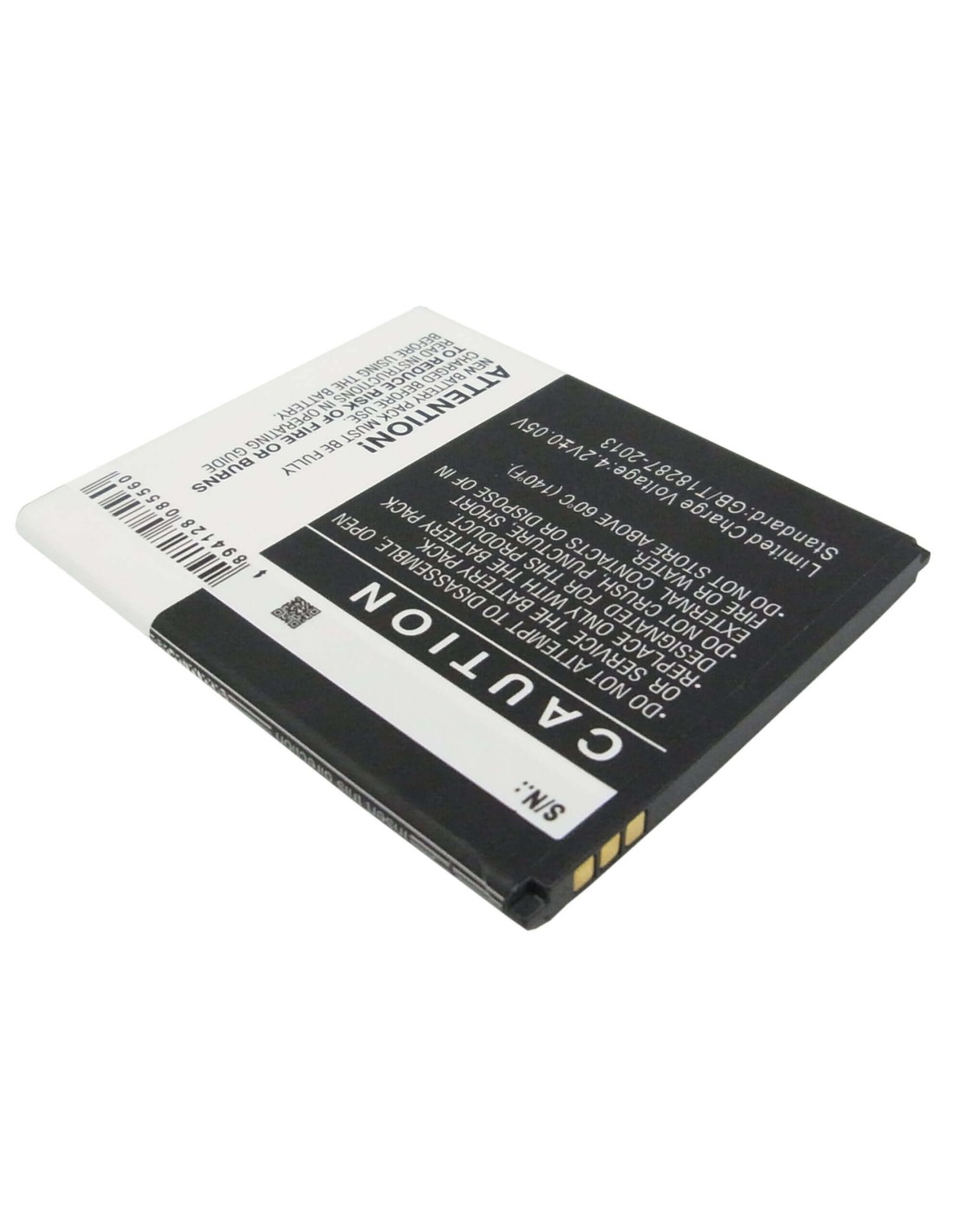 Battery for BLU Dash 5.0, D410, D410a 3.7V, 2000mAh - 7.40Wh