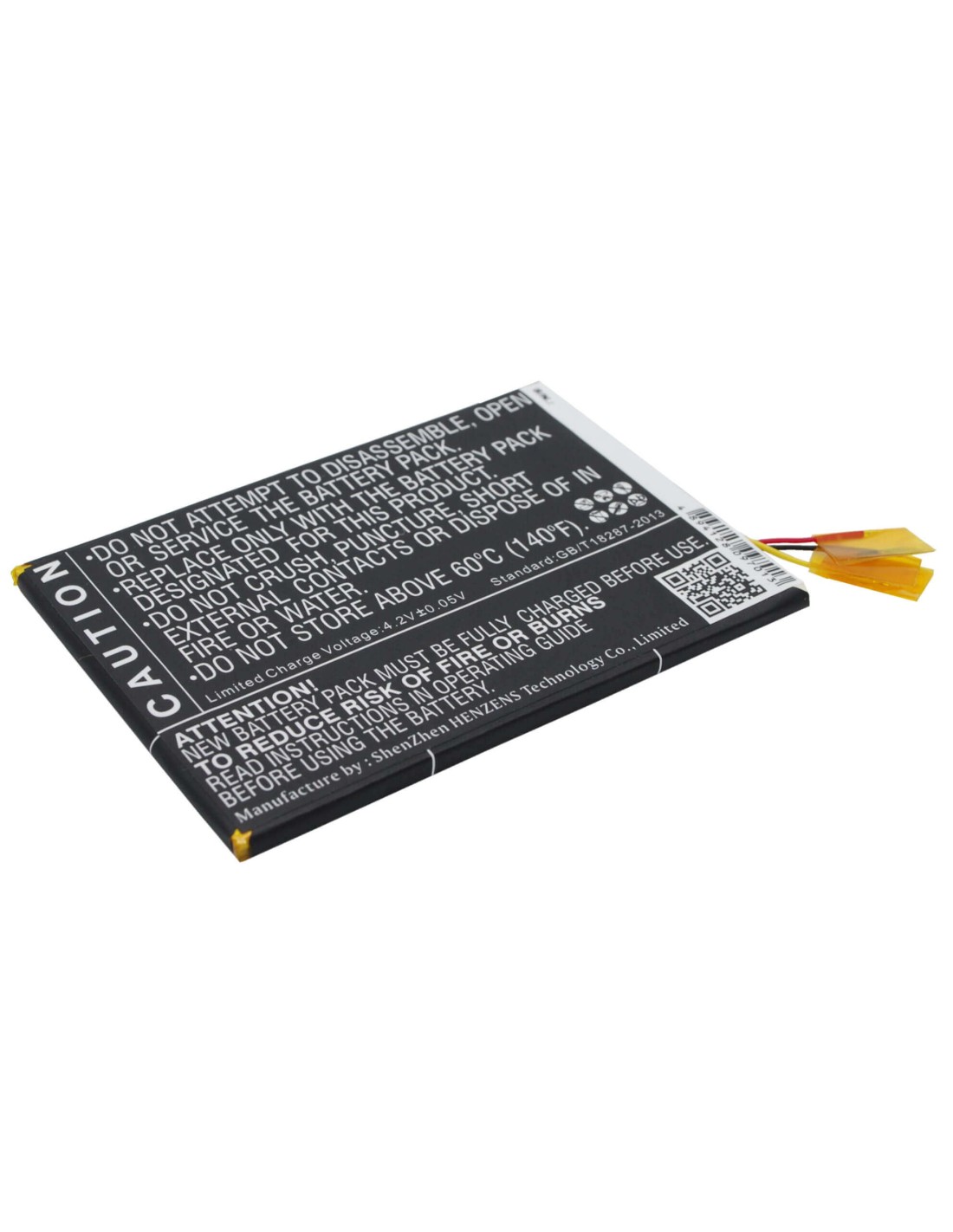 Battery for BLU Studio 6.0 HD, D650A, D651U 3.7V, 3000mAh - 11.10Wh