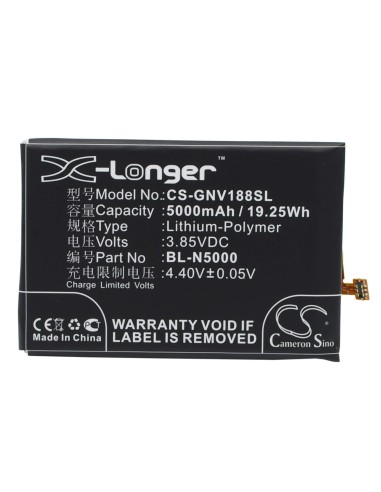 Battery for BLU Studio Energy, D810u, Studio Energy 2 3.85V, 5000mAh - 19.25Wh